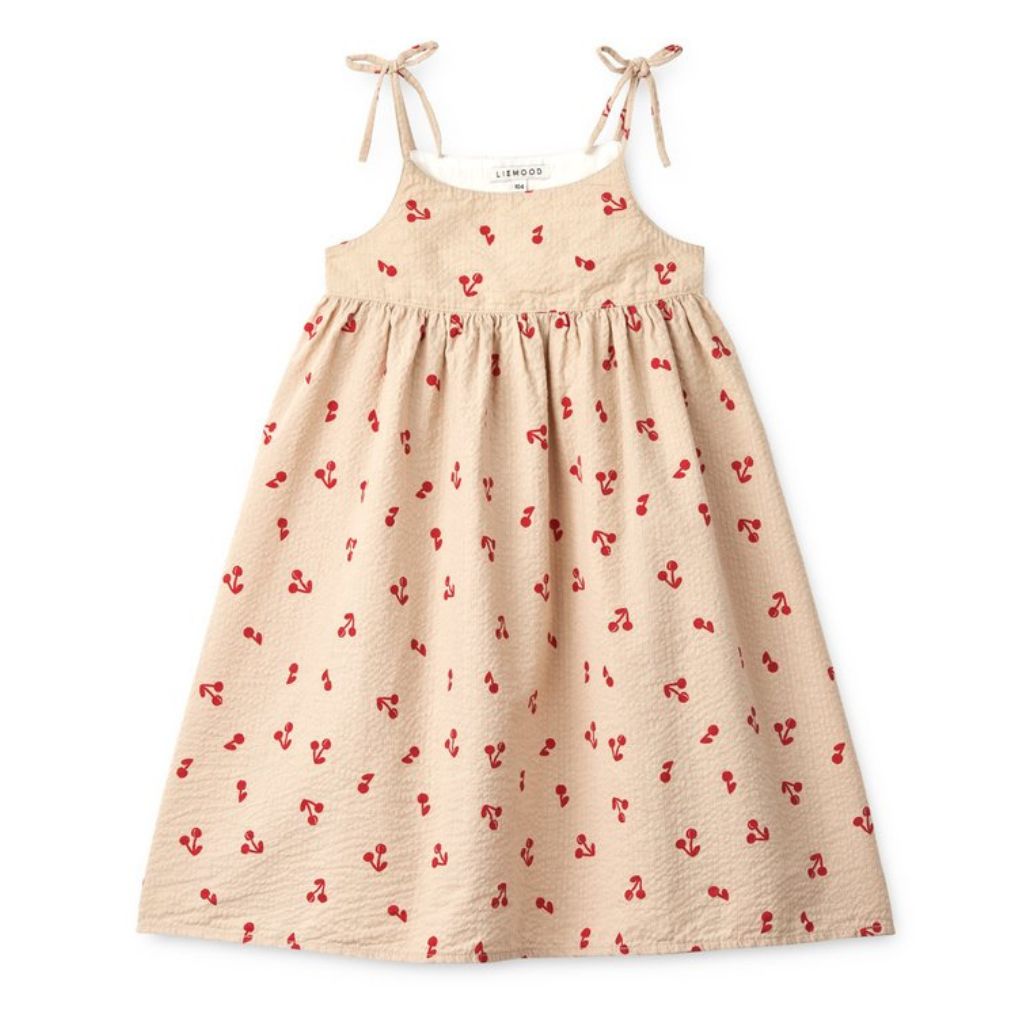 LIEWOOD Šaty Eli - Cherries / Apple blossom Velikost: 128