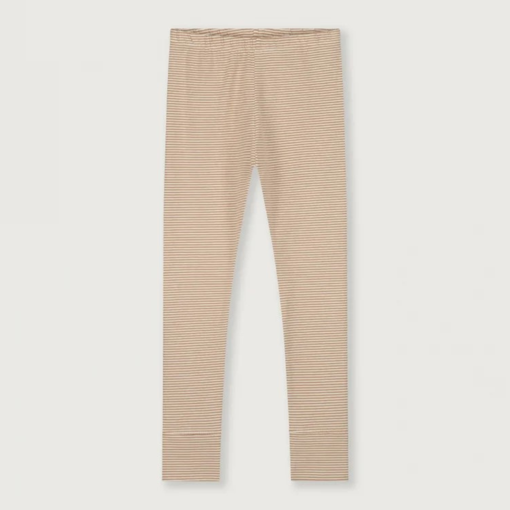 GRAY LABEL Legíny GOTS / Biscuit - Cream Velikost: 5-6y