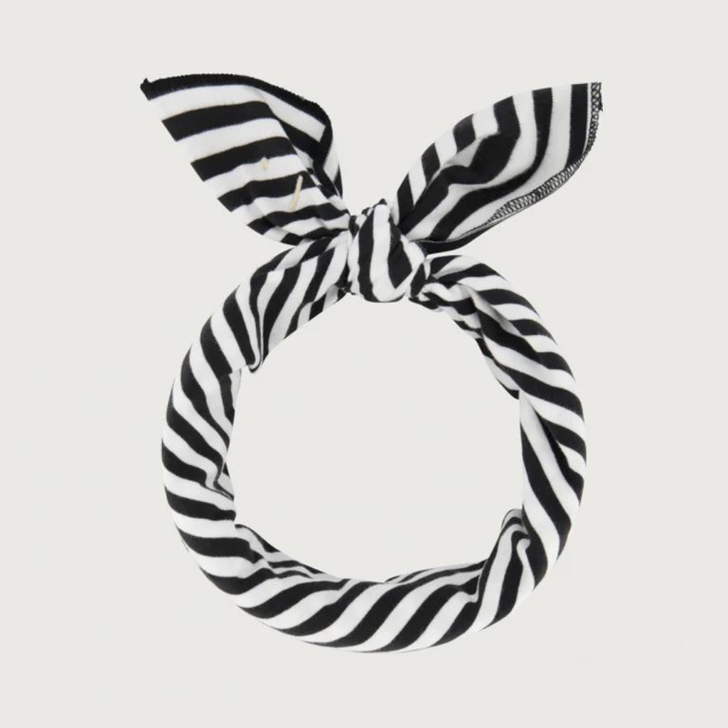 GRAY LABEL Šátek Multi Swaddle GOTS - Nearly Black - Off White