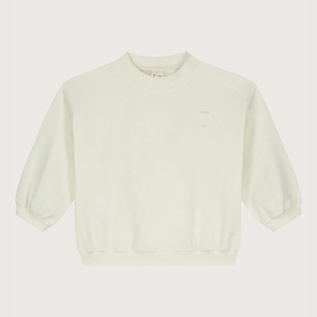 GRAY LABEL Mikina pro miminka GOTS - Cream Velikost: 0-3m