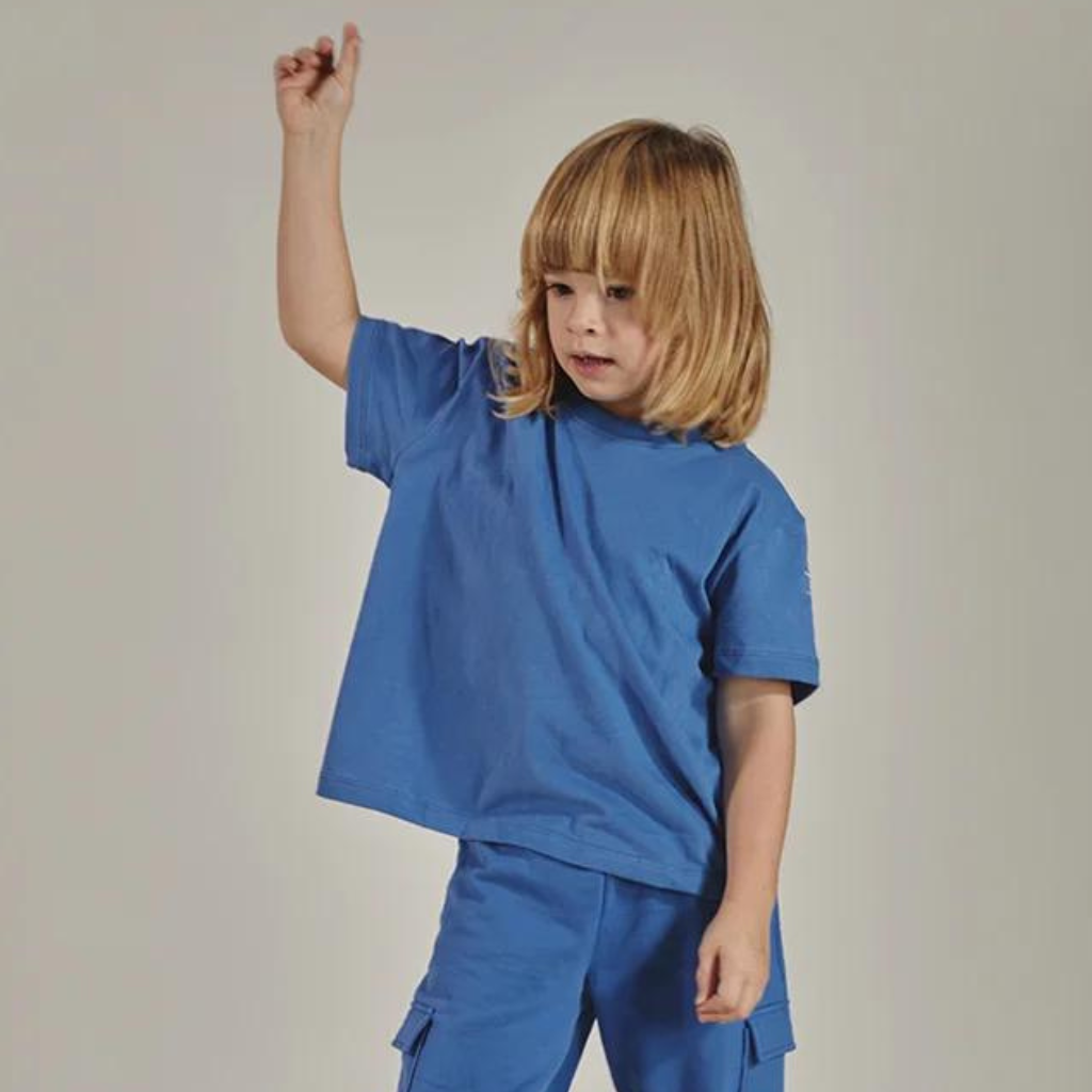GRAY LABEL Oversized triko GOTS - Blue Moon Velikost: 11-12y