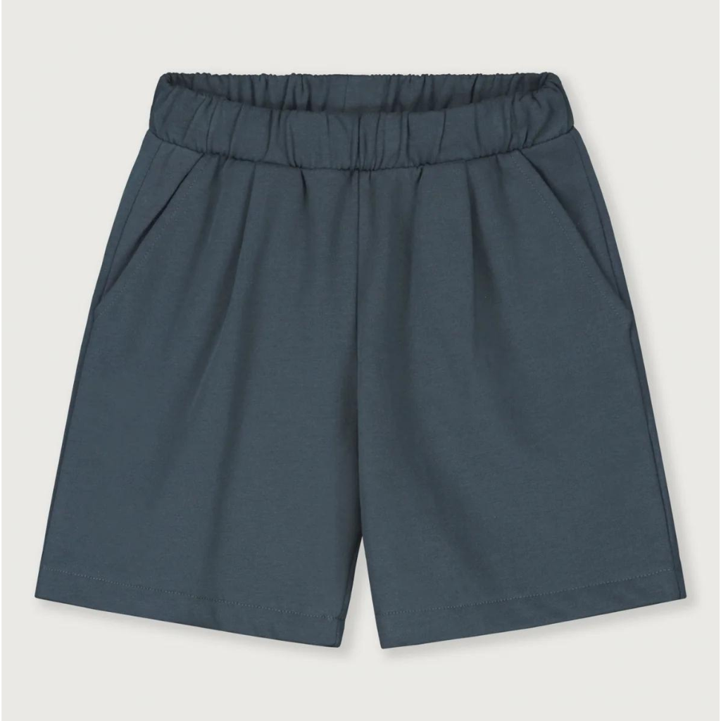 GRAY LABEL Bermudy GOTS - Blue Grey Velikost: 3-4y
