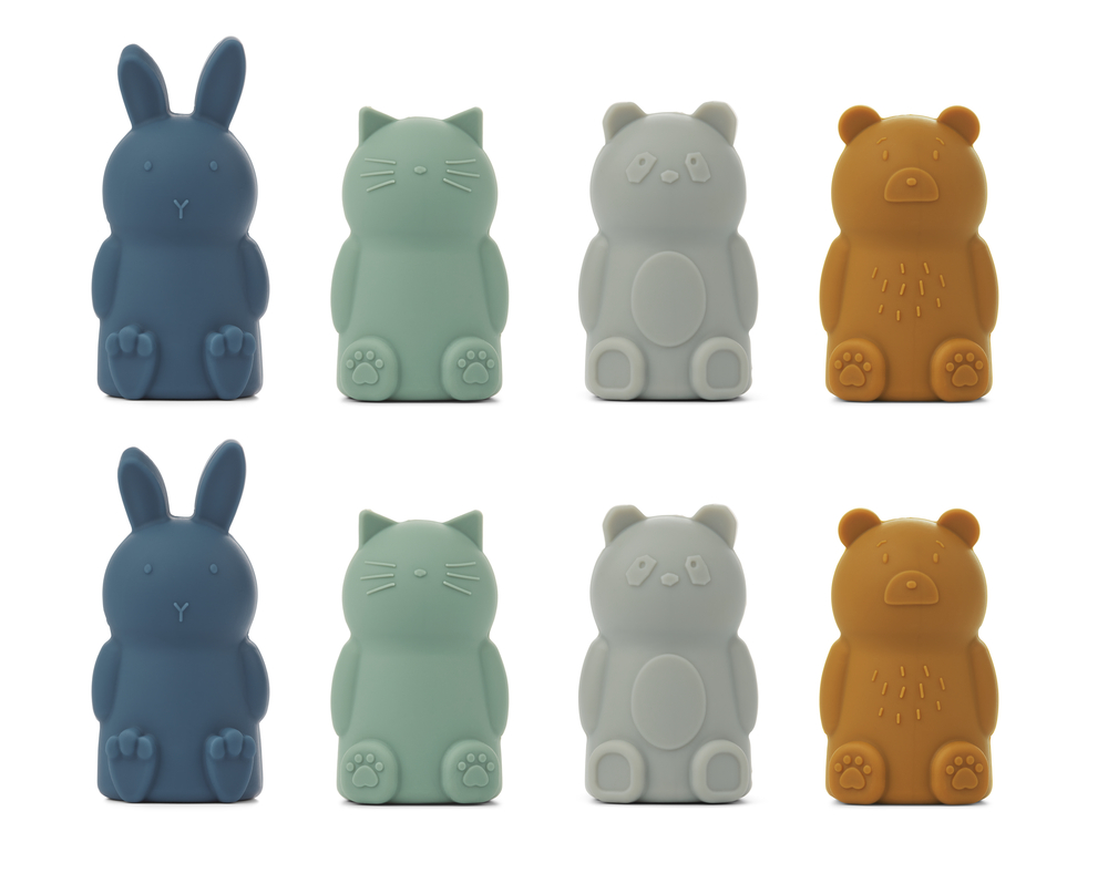 LIEWOOD Prstové figurky 8ks / Blue multi mix