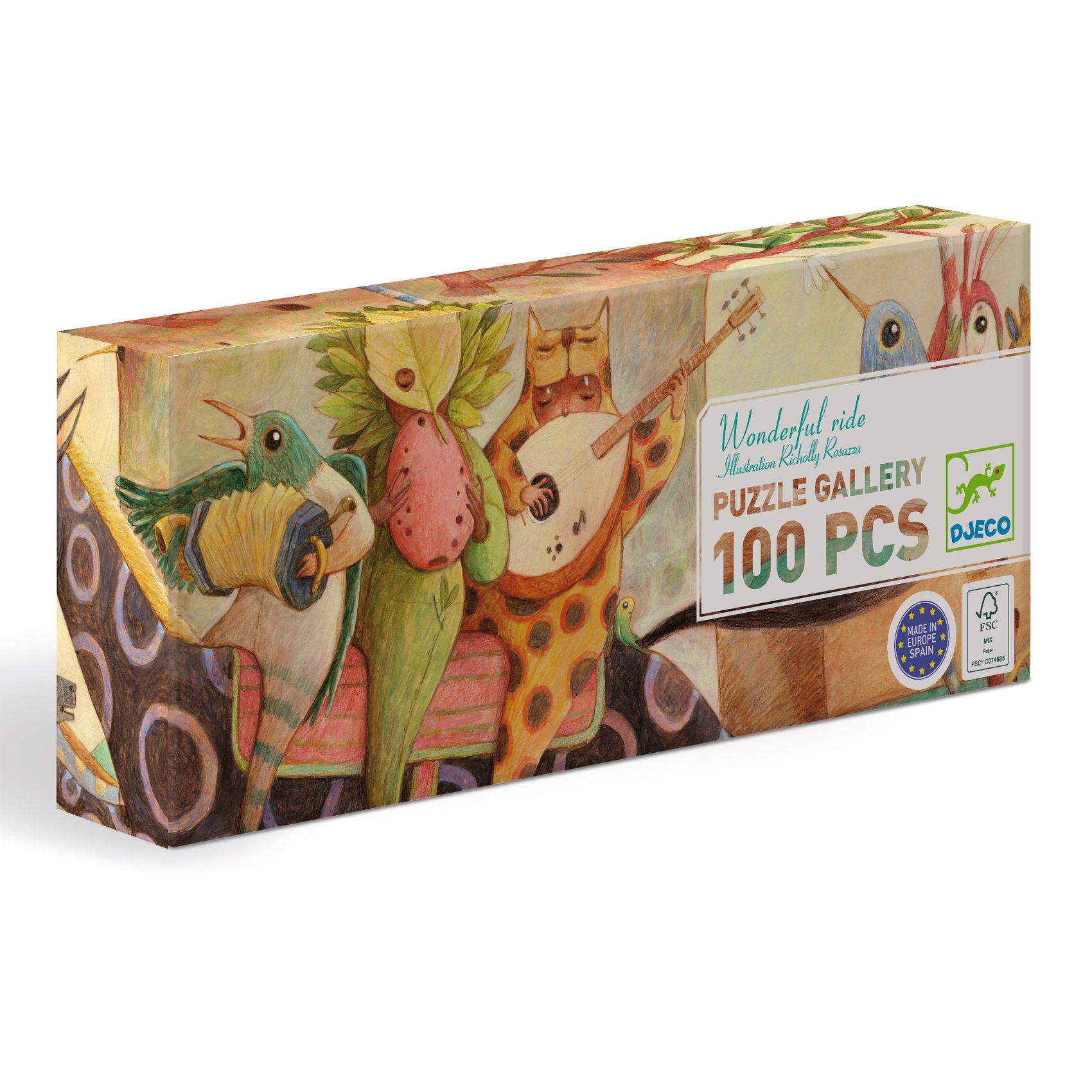 DJECO Puzzle Wonderful ride - 100 pcs
