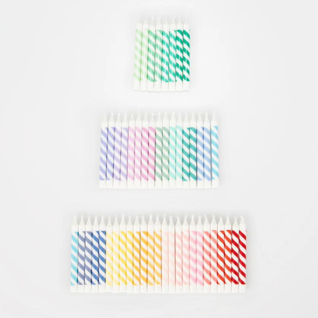MERI MERI Mini svíčky na dort - Rainbow