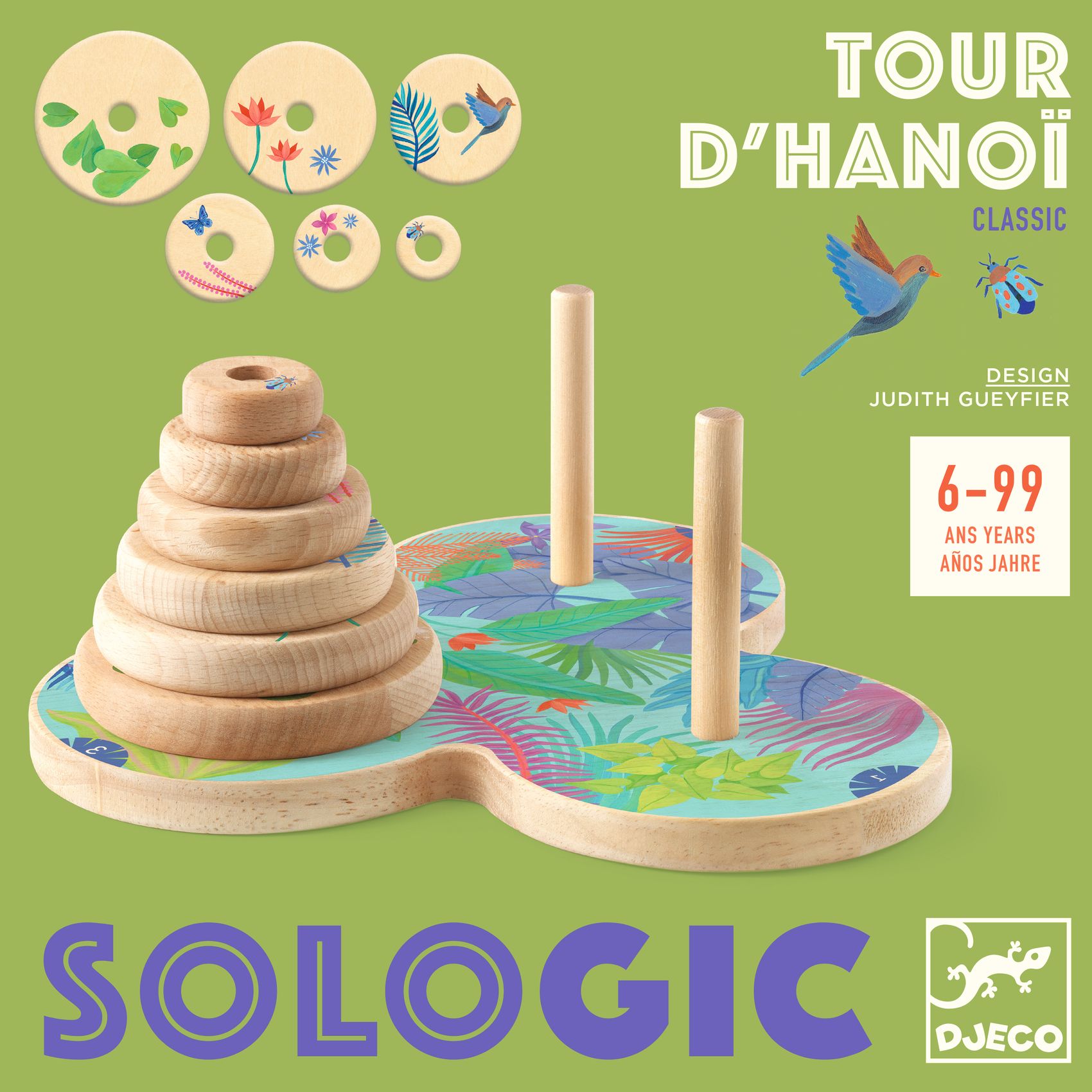Levně DJECO SOLOGIC Tour d'Hanoi
