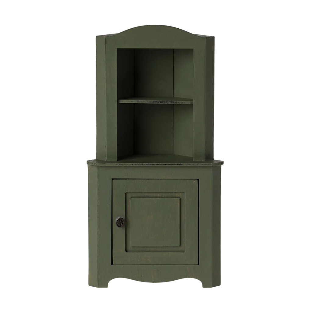 MAILEG Rohová skříň pro myšky - Dark green S24