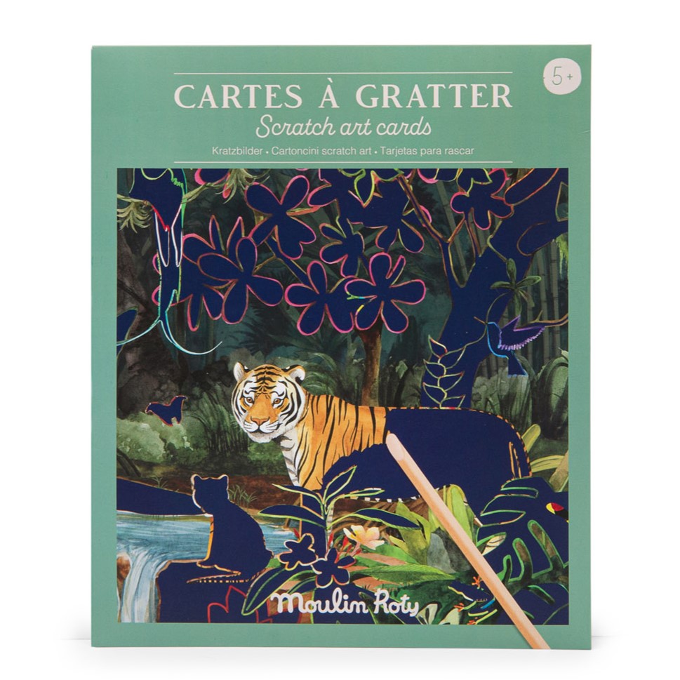 Vyškrabávací obrázky Moulin Roty Tout autour du monde