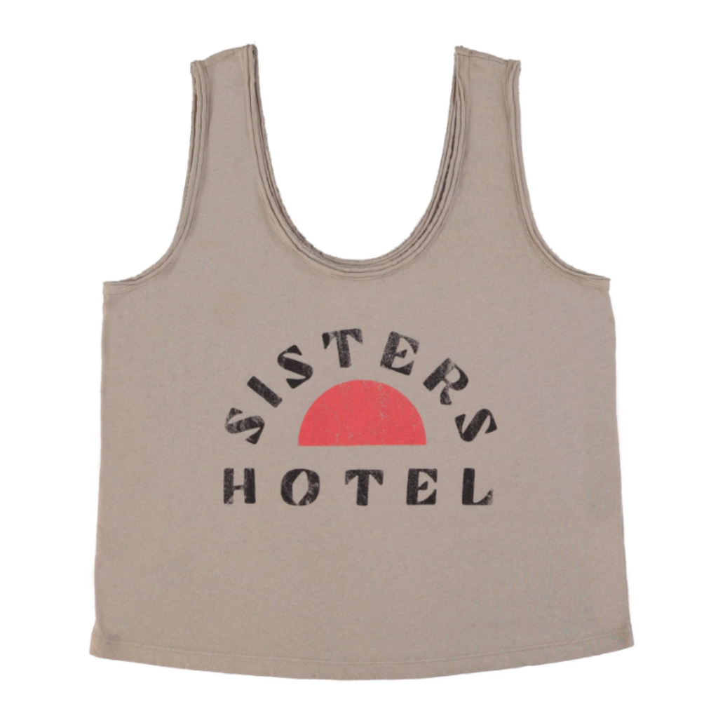 SISTERS DEPARTMENT Dámský top - Grey / sisters hotel Velikost: L