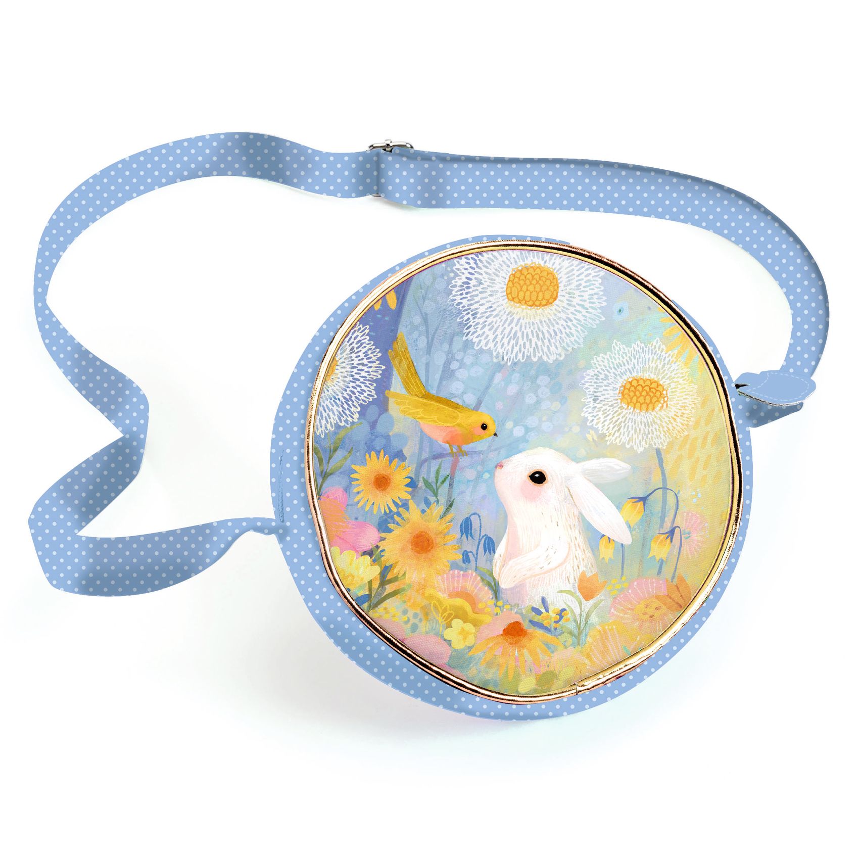 Kulatá kabelka White Rabbit