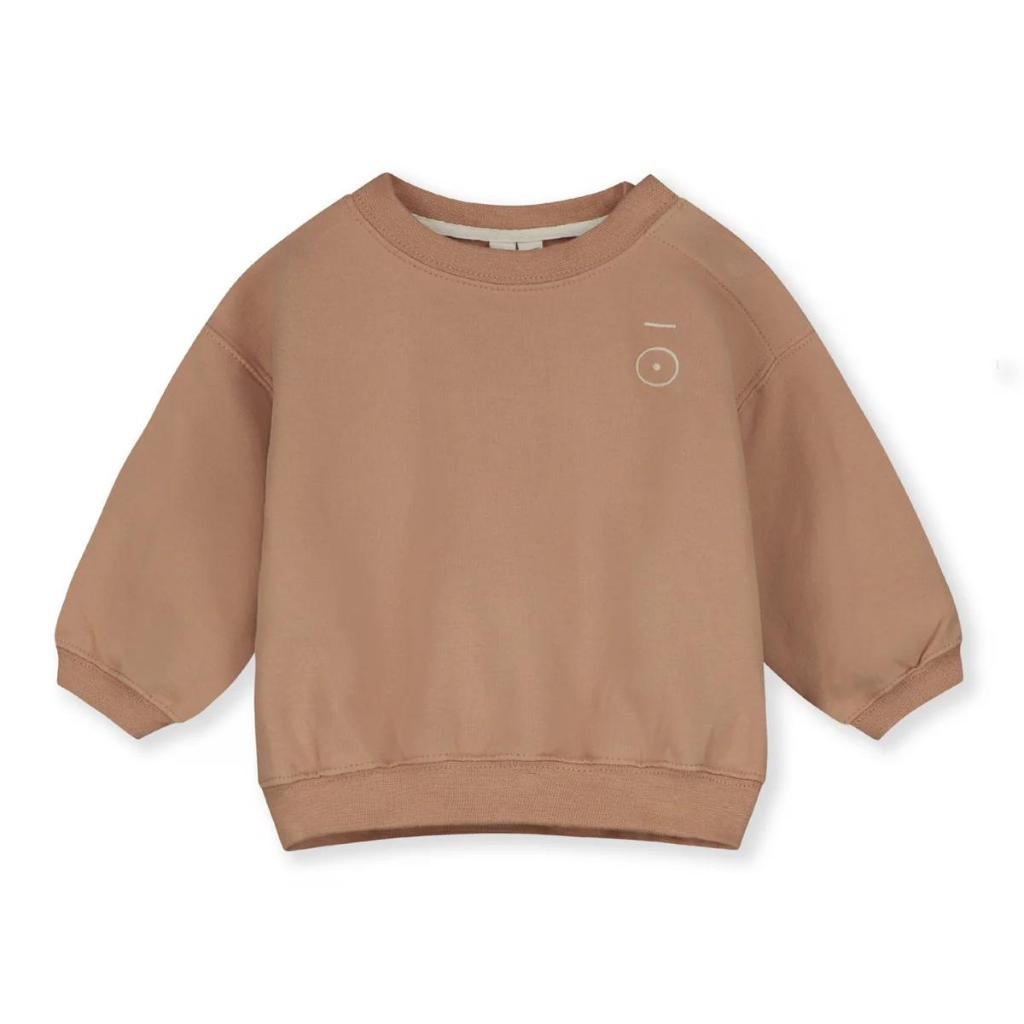 GRAY LABEL Mikina pro miminka GOTS - Biscuit Velikost: 18-24M
