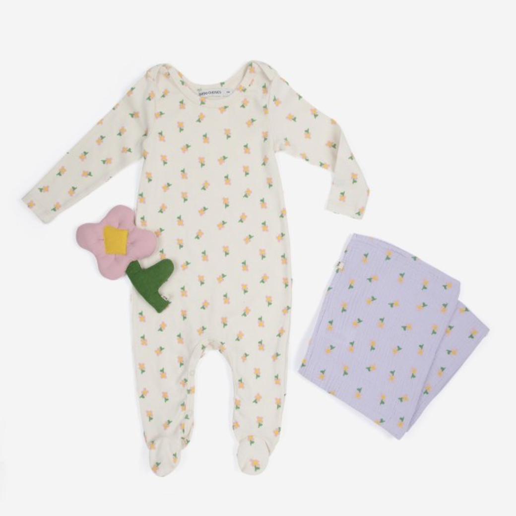 BOBO CHOSES Dárková sada pro miminko - Pansy Flower Velikost: 3m