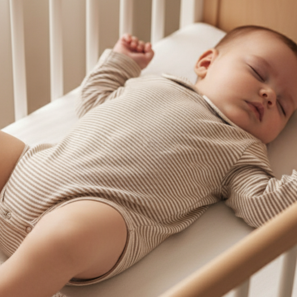 GRAY LABEL Baby overálek s límečkem GOTS - Biscuit - Cream Velikost: 6-9m