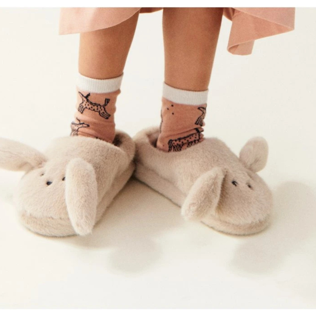 LIEWOOD Pantofle Aviaja Rabbit - Mist Velikost: 32-33