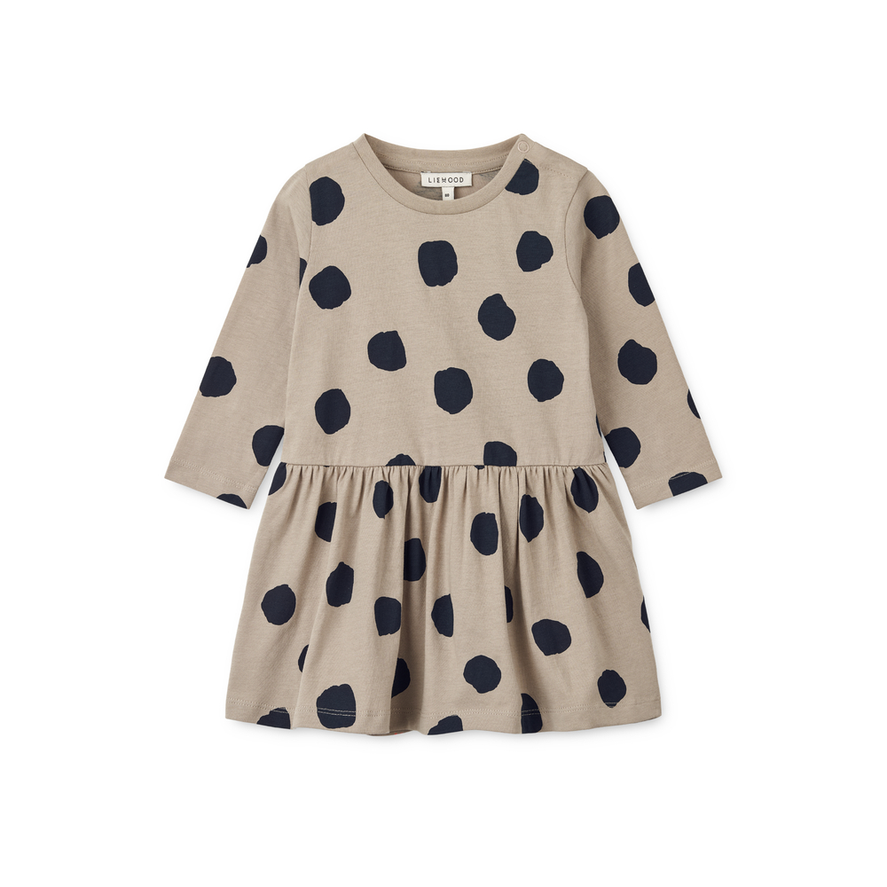 LIEWOOD Šaty Lima Baby - Spot dots / Mist Velikost: 74