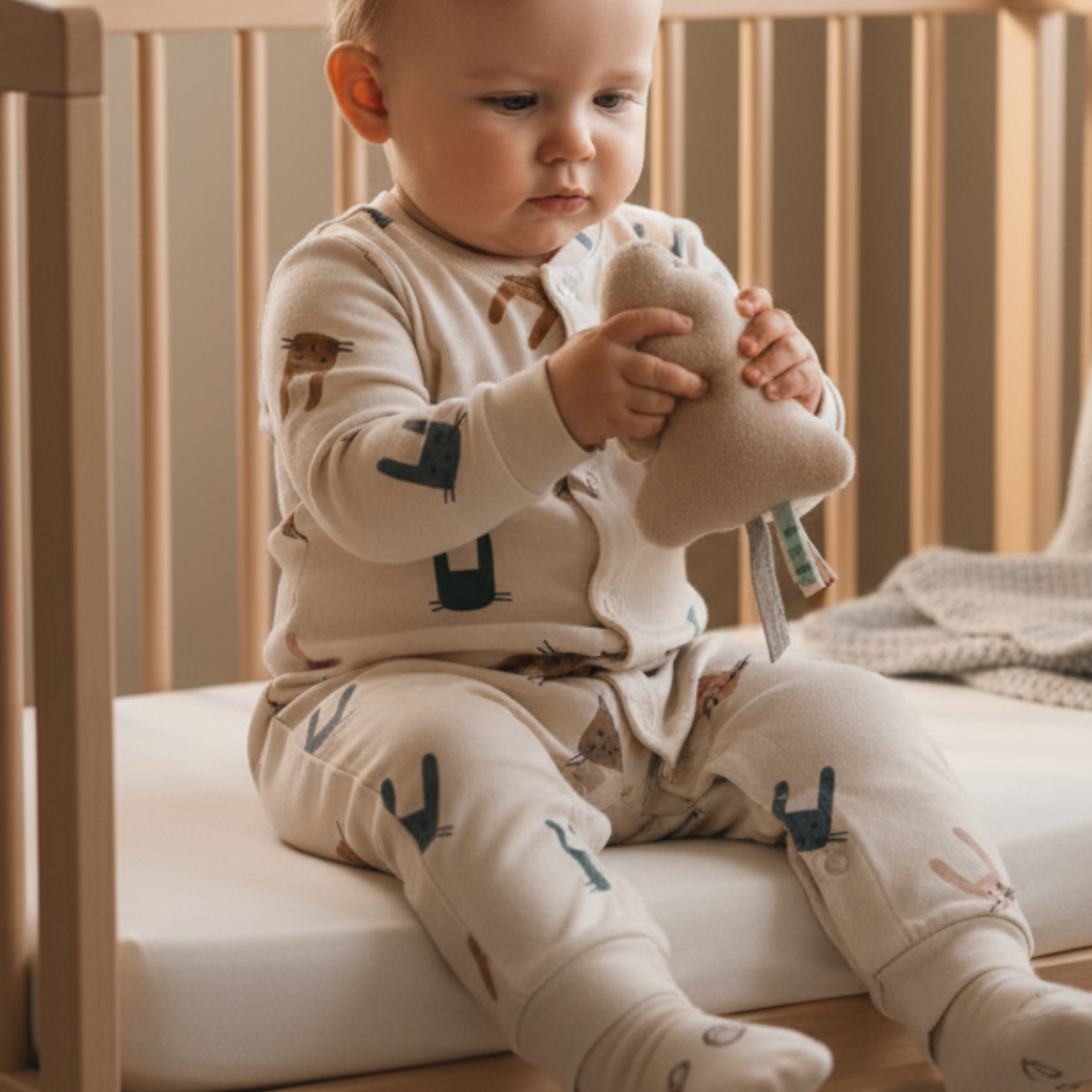 LIEWOOD Pyžamový overálek Birk - Bunny / Sandy Velikost: 92