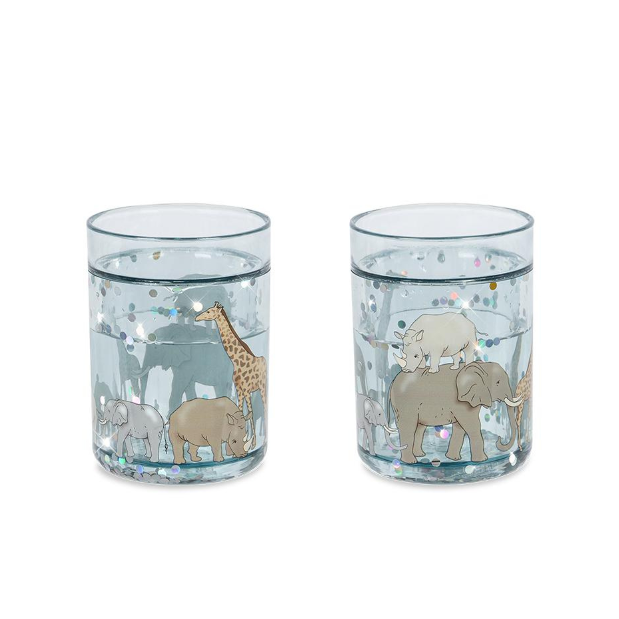 KONGES SLOJD Sada hrnečků Glitter - SAFARI