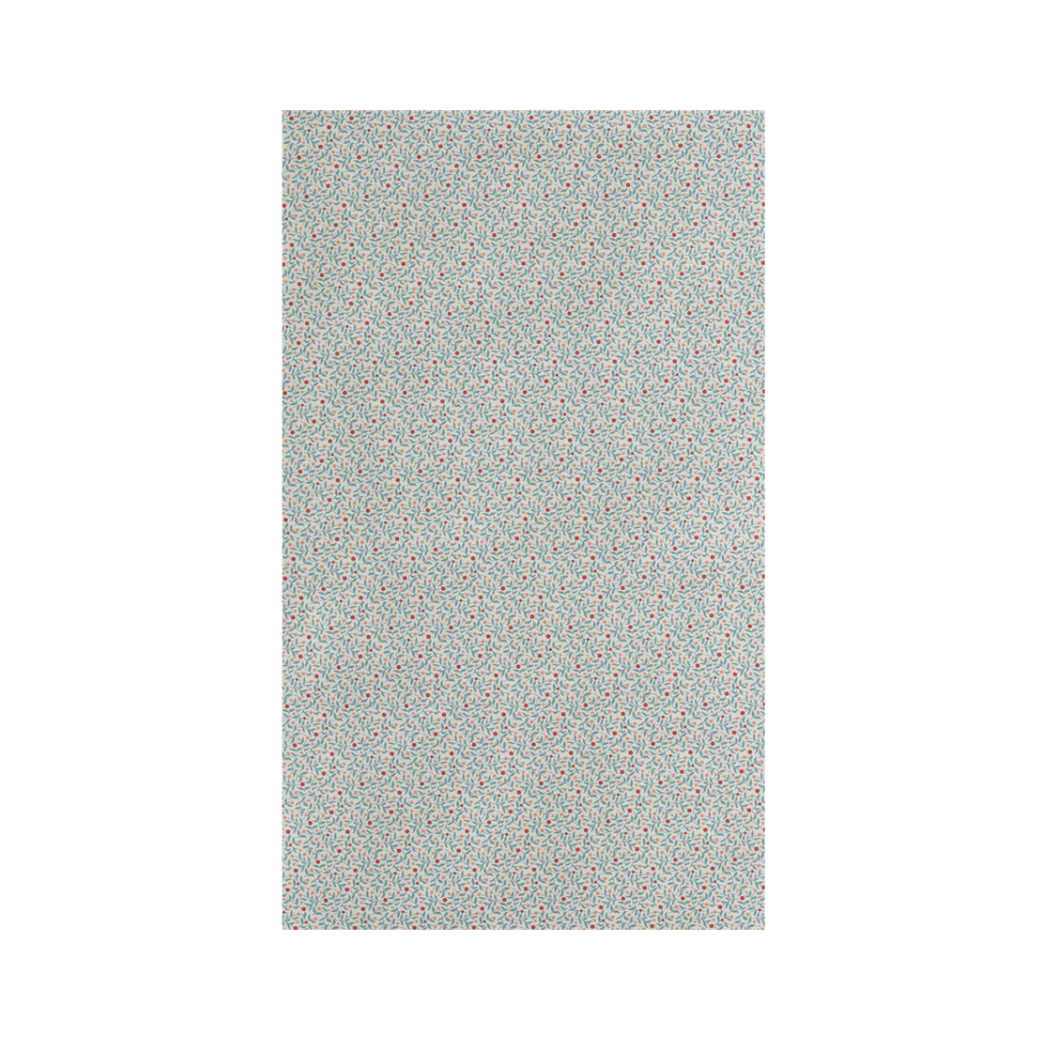 MAILEG Dárkový papír - Berry branches, Dusty blue - 10 m