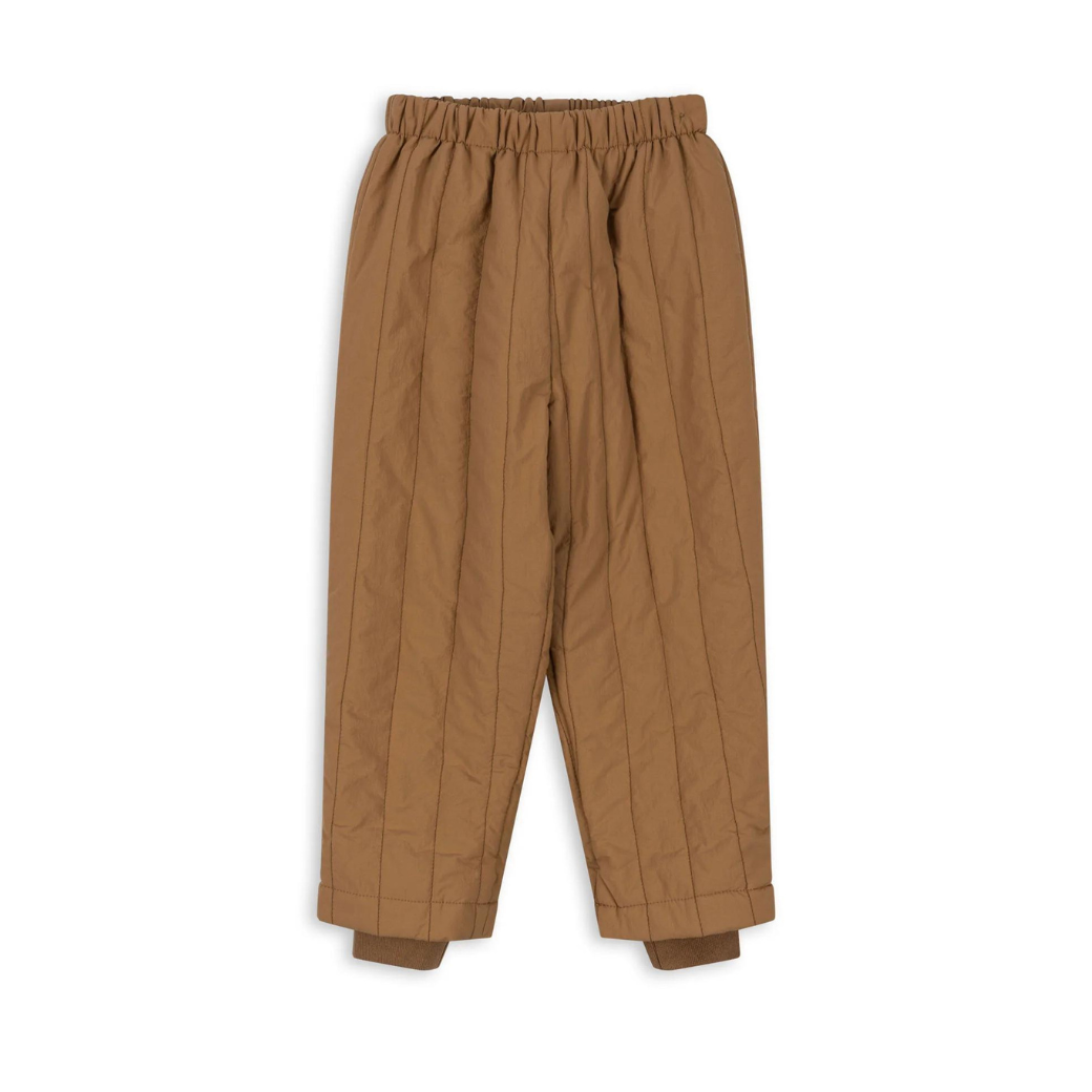 KONGES SLOJD Thermo kalhoty JUNO - TOBACCO BROWN Velikost: 2y
