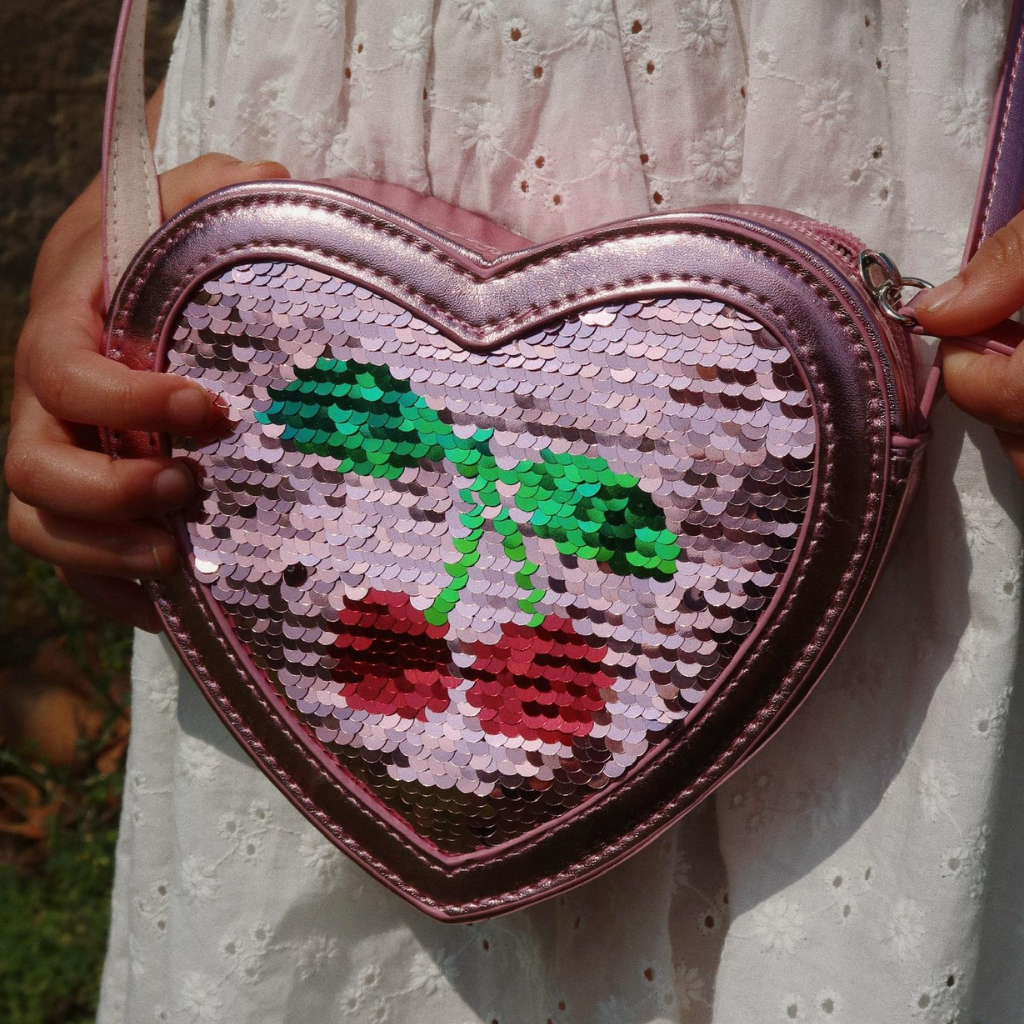 KONGES SLOJD Kabelka TUT HEART - ROSE