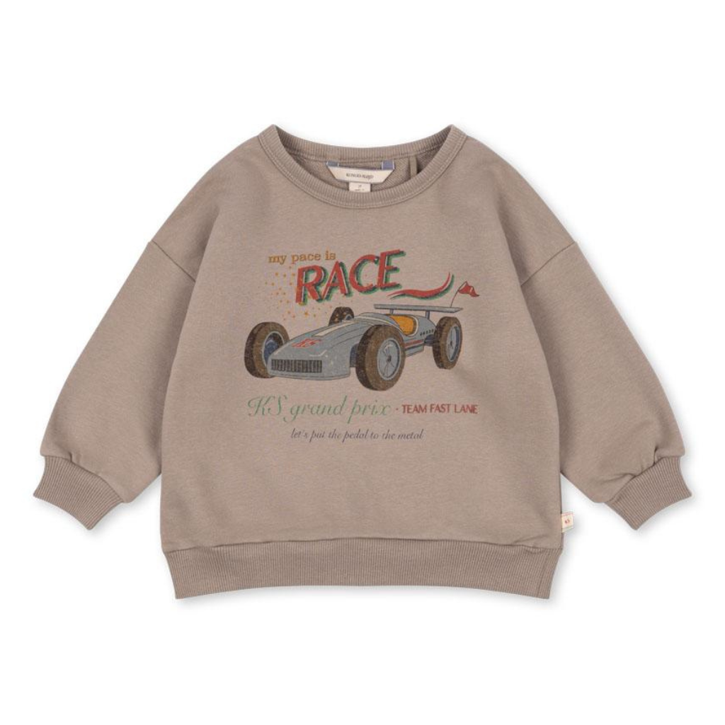 KONGES SLOJD Mikina LOU - OXFORD TAN Velikost: 4y