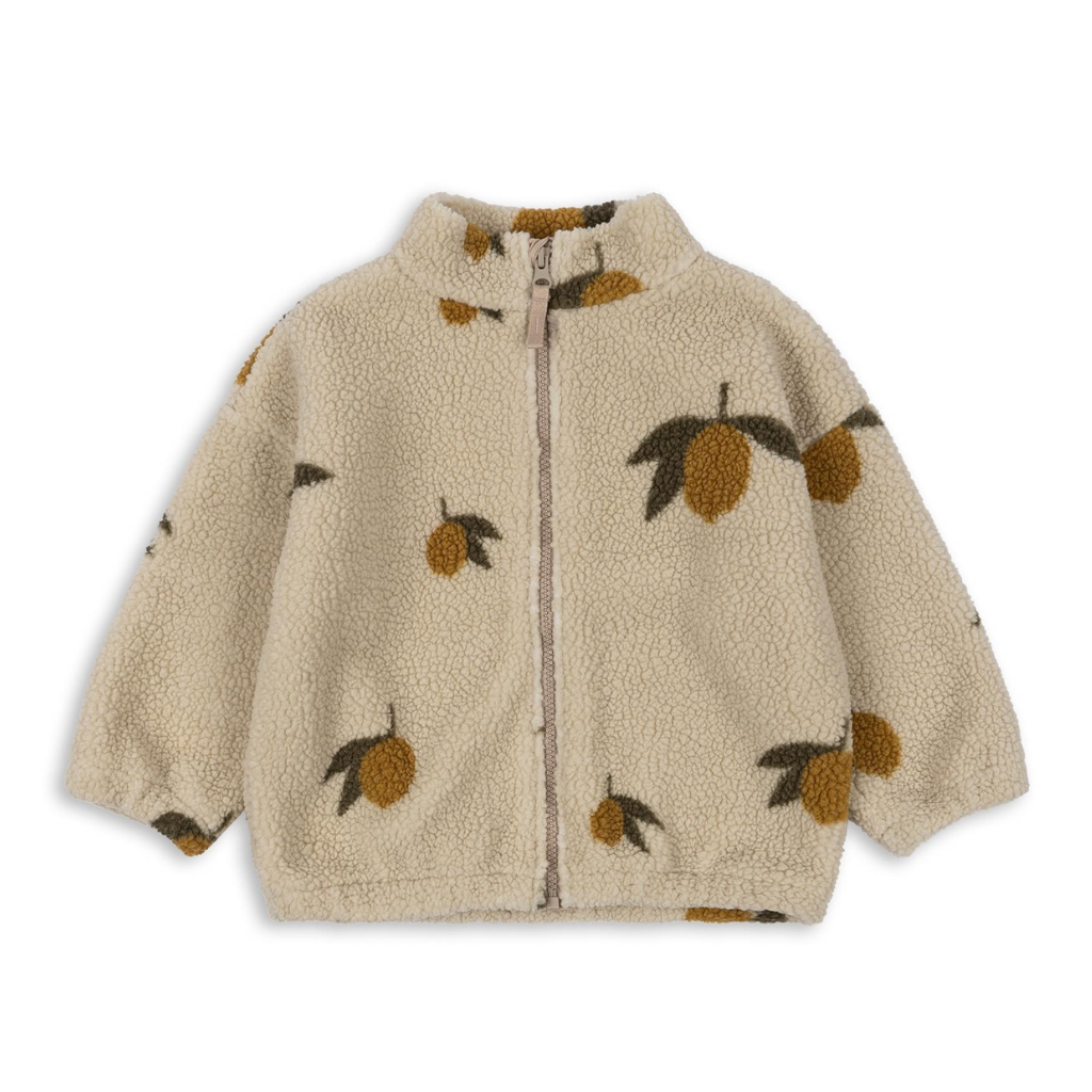 KONGES SLOJD Bunda JODY TEDDY - MON GRAND CITRON Velikost: 4y