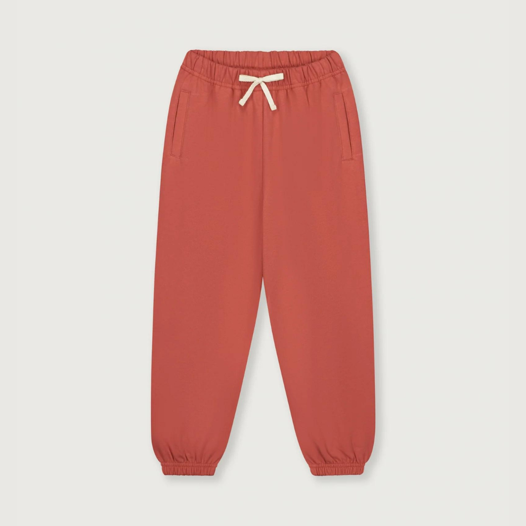 GRAY LABEL Tepláky GOTS - Poppy Red Velikost: 9-10Y