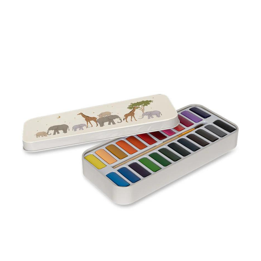 KONGES SLOJD Akvarelový set - SAFARI