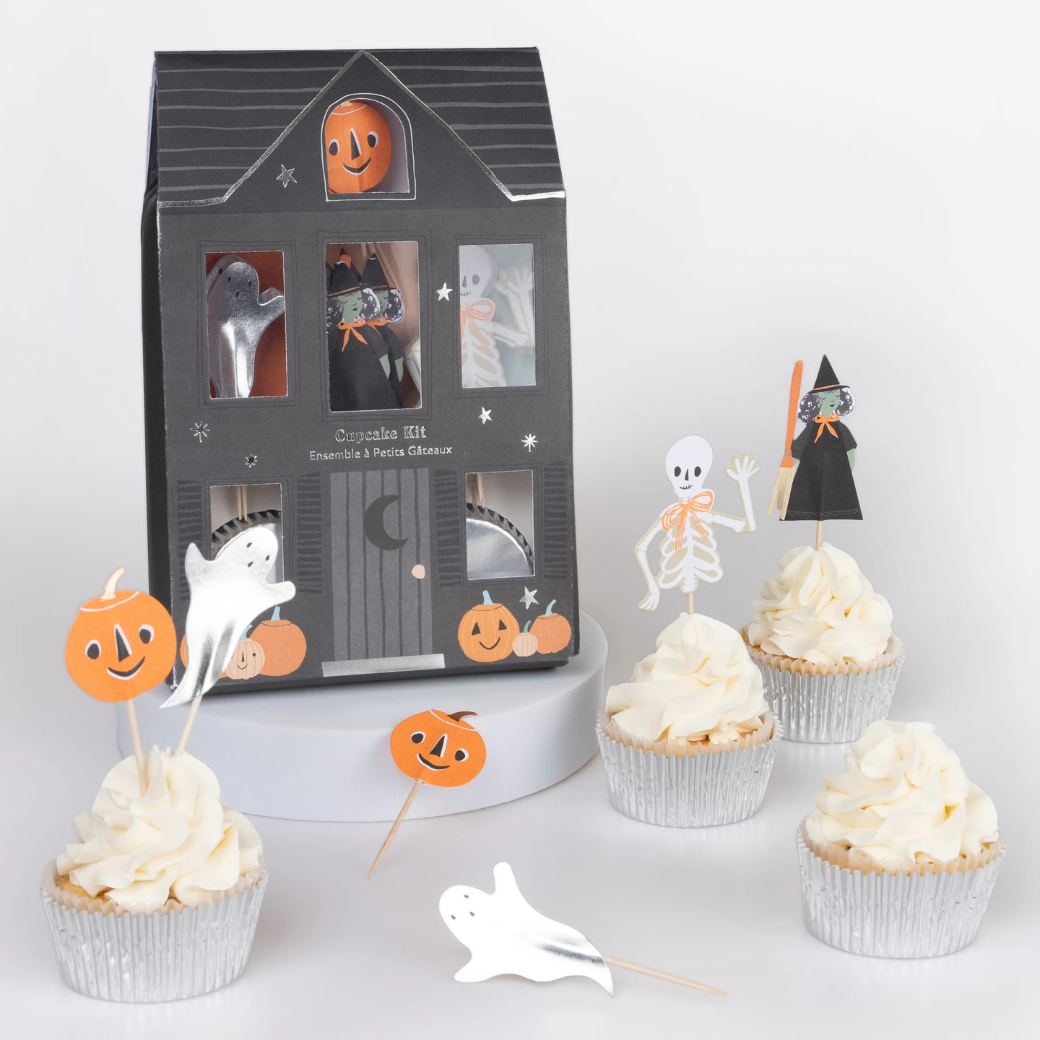 MERI MERI Ozdoby na muffiny - Halloween