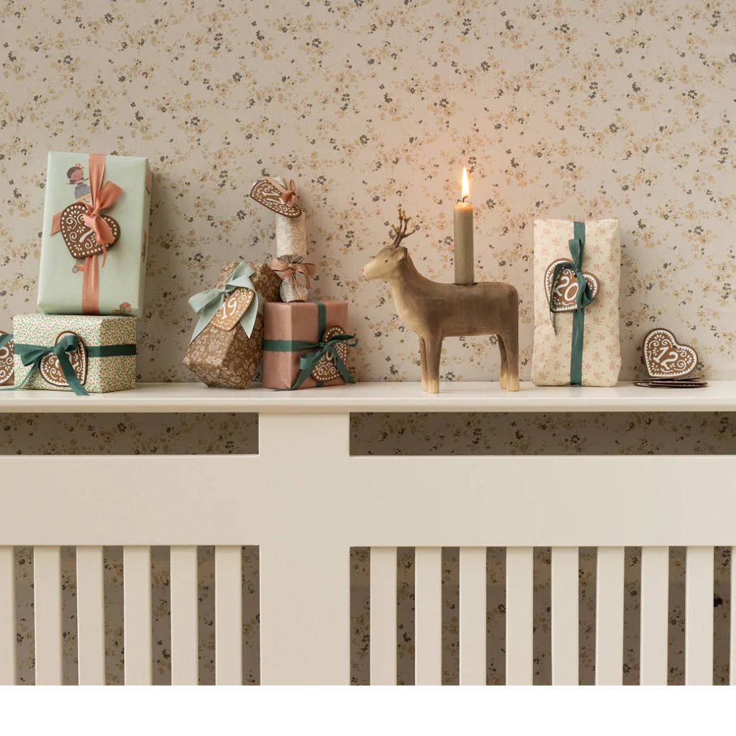 MAILEG Dřevěný svícen Sob large S24