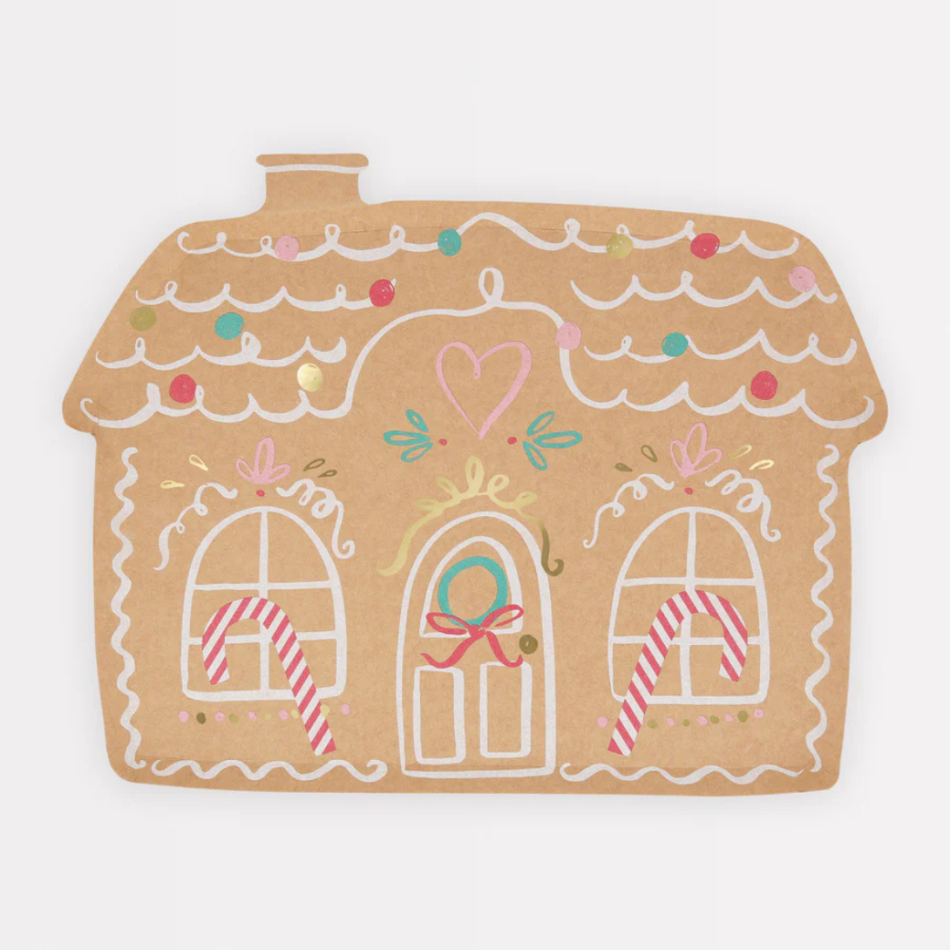 MERI MERI Talíře - Gingerbread House