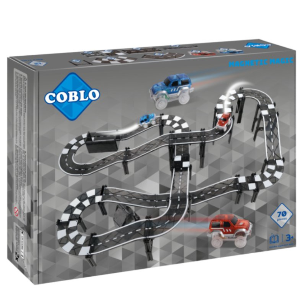 COBLO Černá závodní dráha - 70 pcs