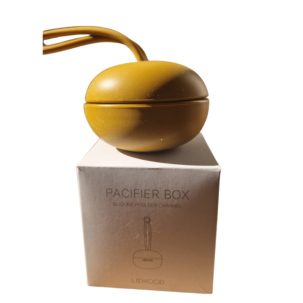 LIEWOOD Pouzdro na dudlíky Philip - Golden Caramel