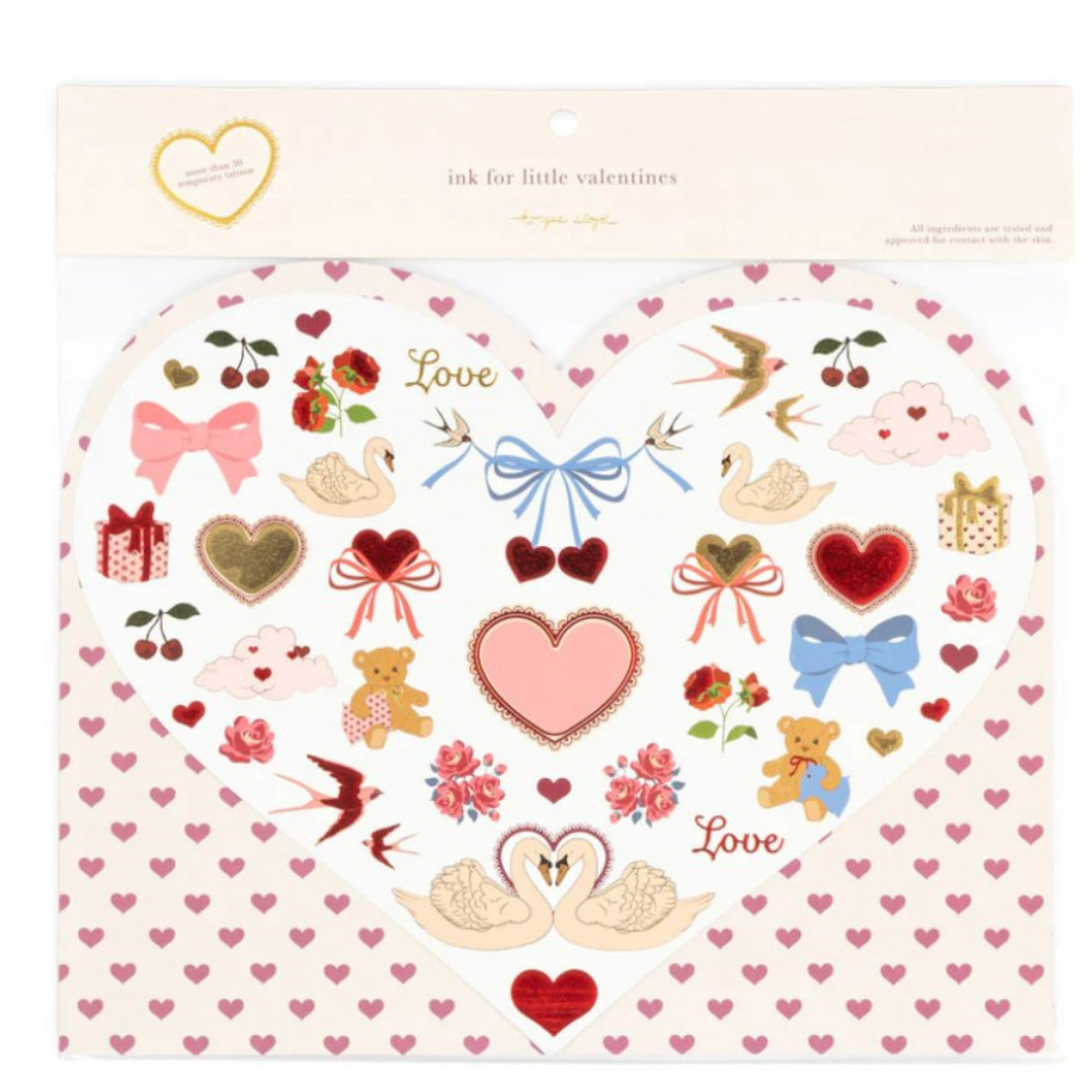 KONGES SLOJD Tetování VALENTINES - RED