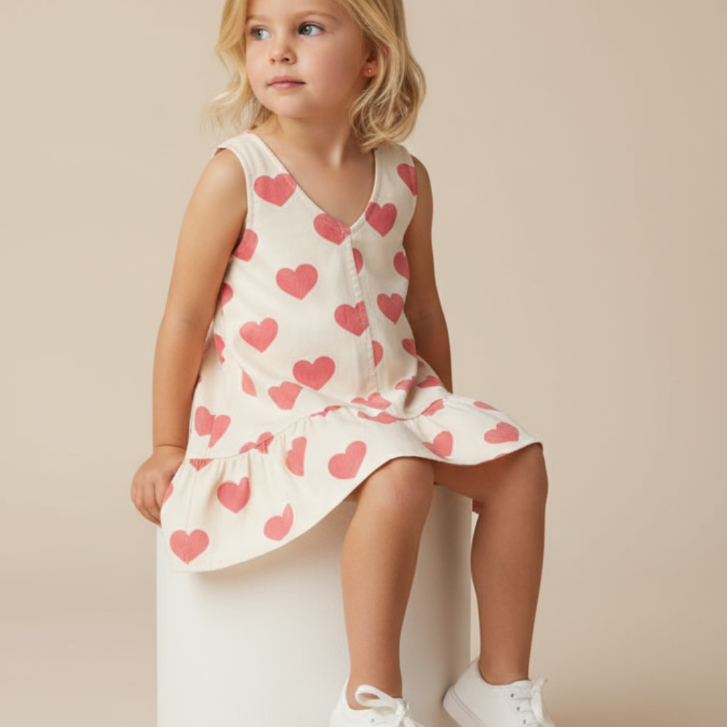 KONGES SLOJD Šaty MAGOT - BON COEUR PINK Velikost: 4y