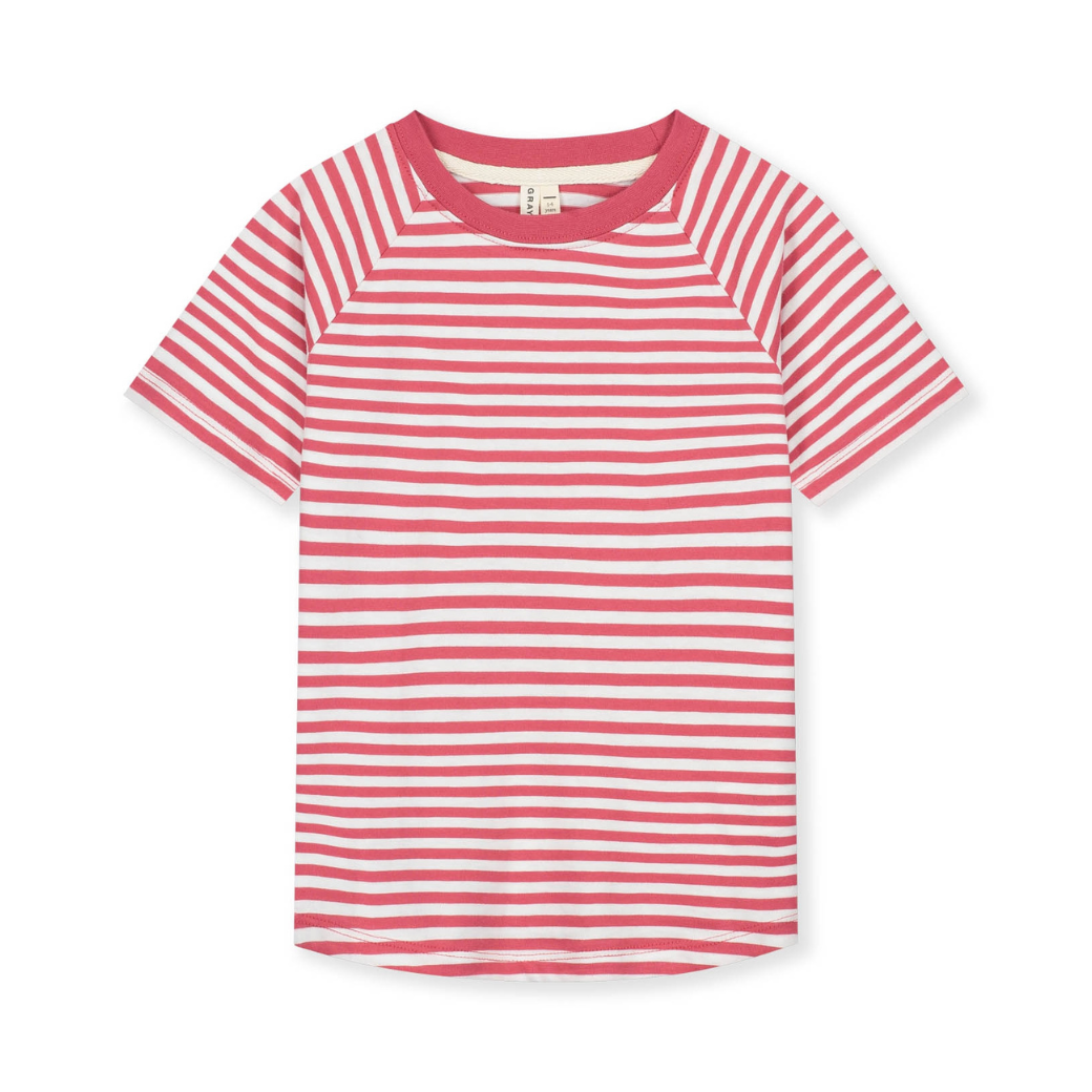 GRAY LABEL Oversize triko GOTS - Cherry - Off white Velikost: 11-12y