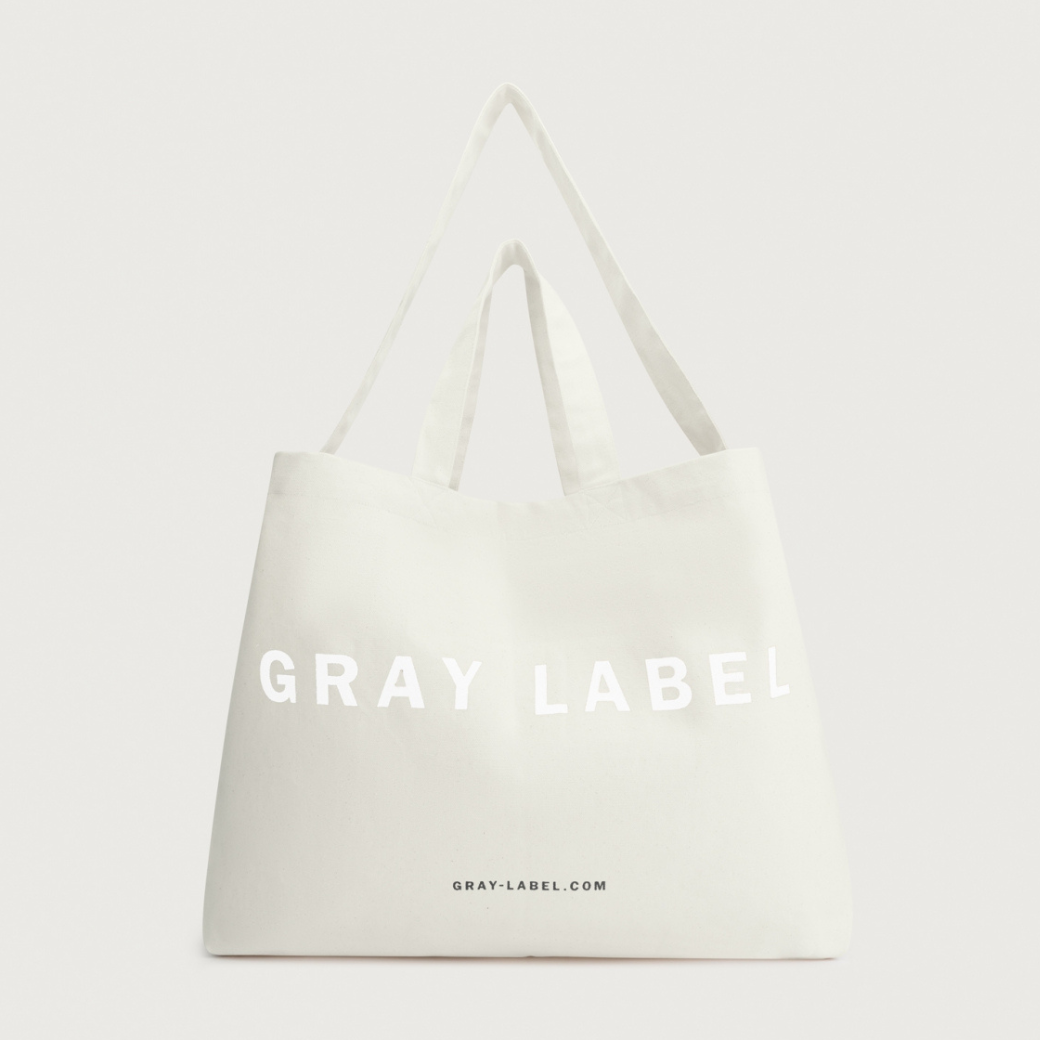 GRAY LABEL Taška Canvas GOTS - Off White