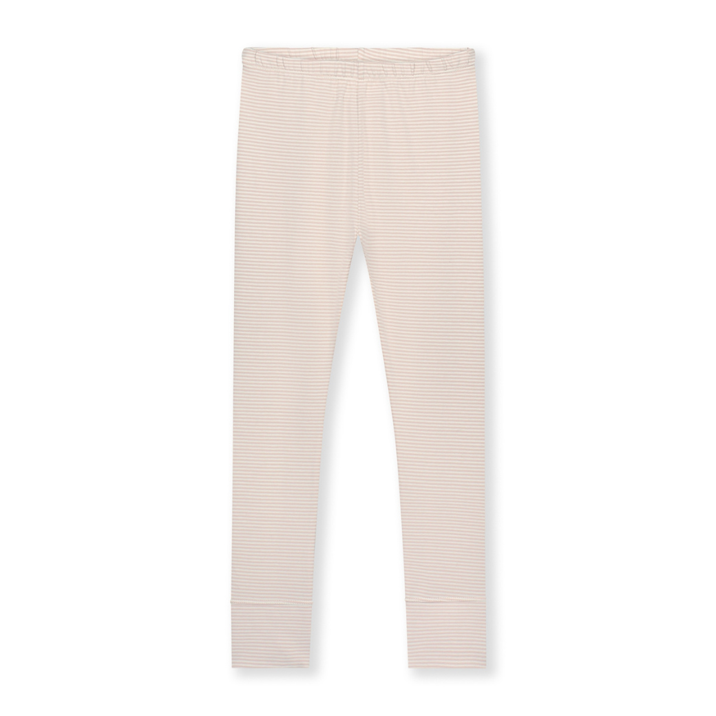 GRAY LABEL Legíny GOTS - Faded pink - Cream Velikost: 3-4y