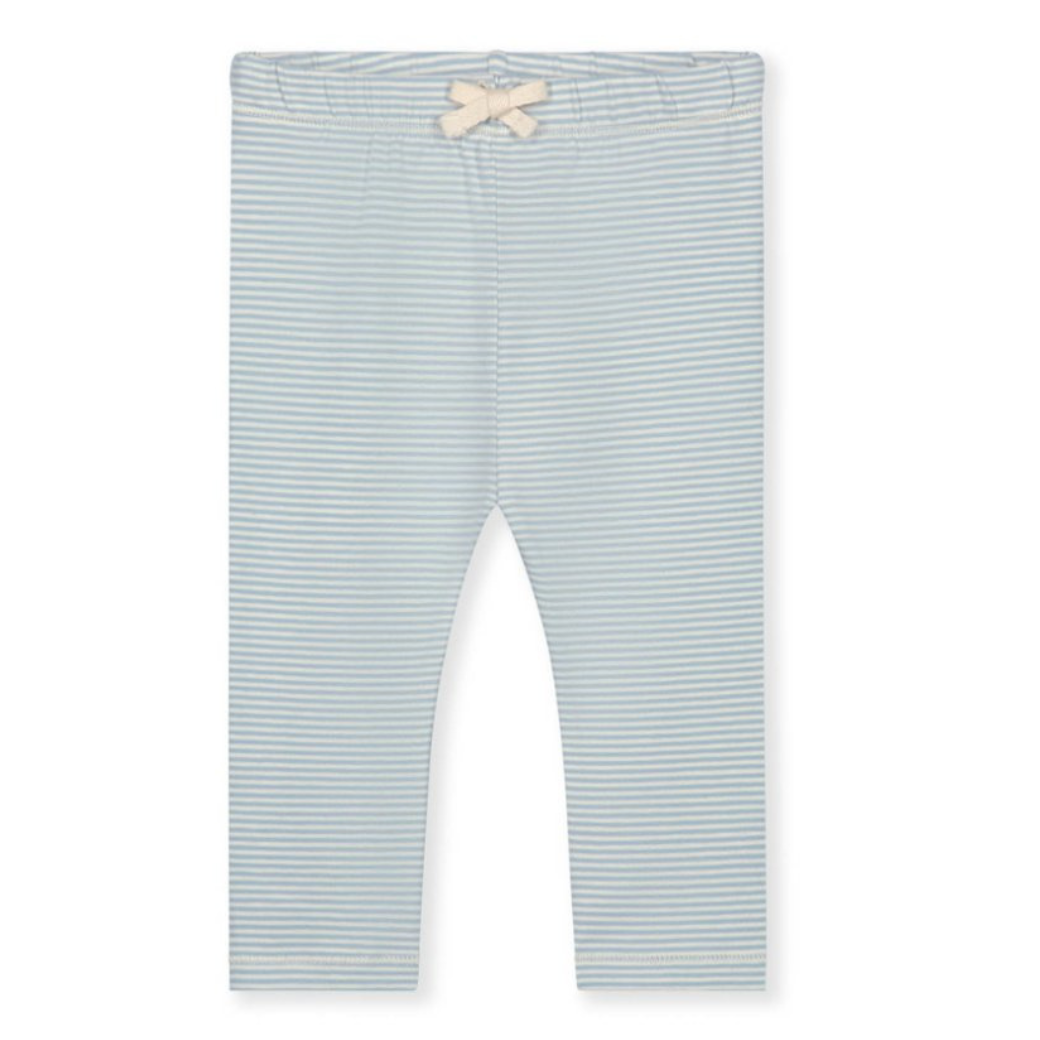 GRAY LABEL Legíny pro miminka GOTS - Sky - Cream Velikost: 18-24M