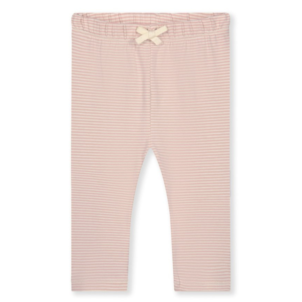 GRAY LABEL Legíny pro miminka GOTS - Faded pink - Cream Velikost: 18-24M