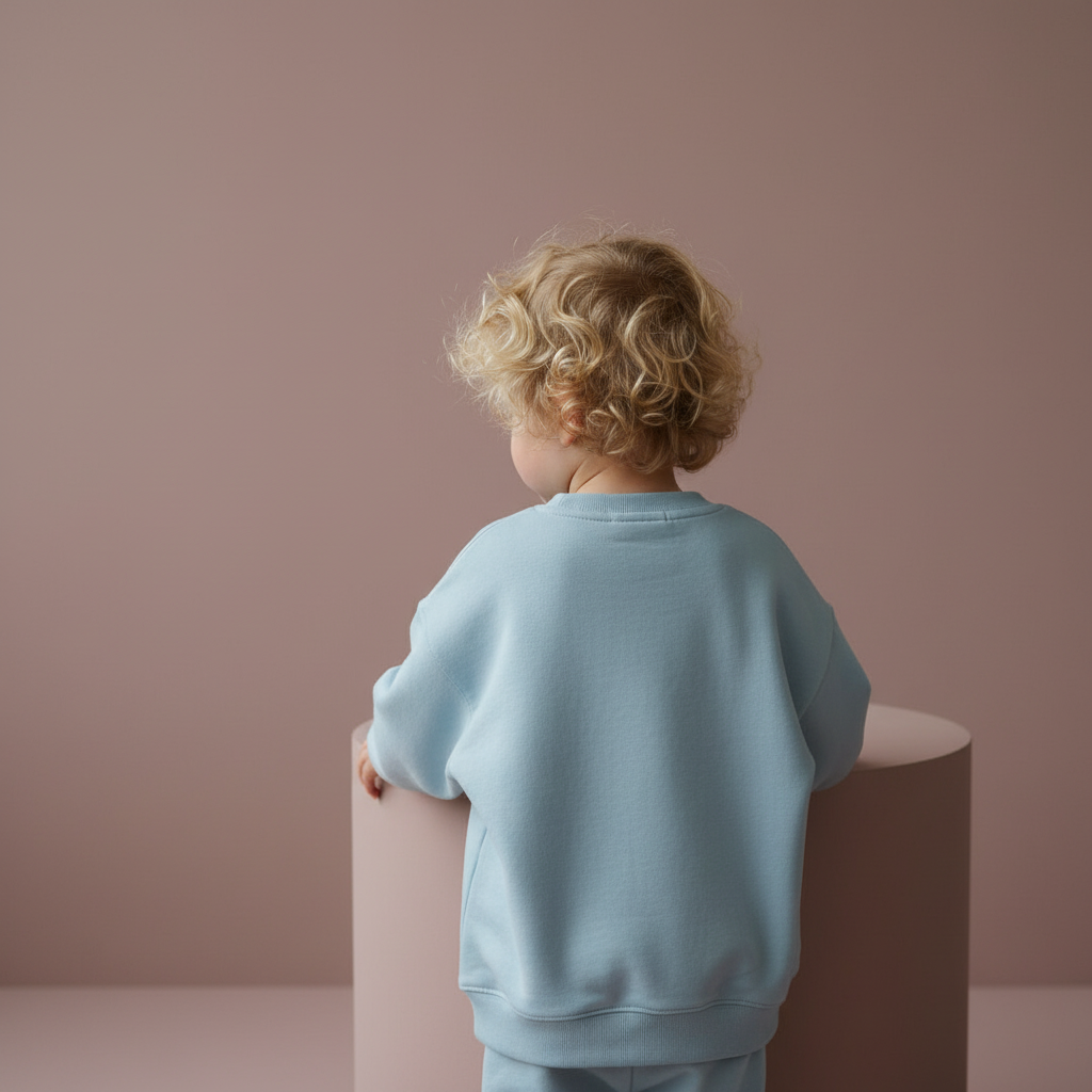 GRAY LABEL Mikina pro miminka GOTS - Sky Velikost: 18-24M