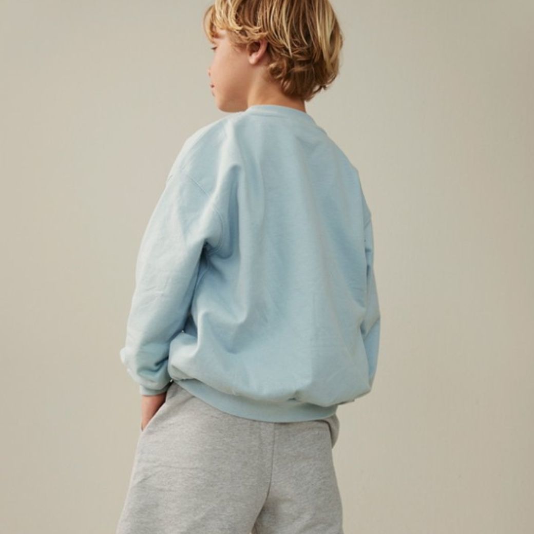 GRAY LABEL Mikina GOTS - Sky Velikost: 9-10Y