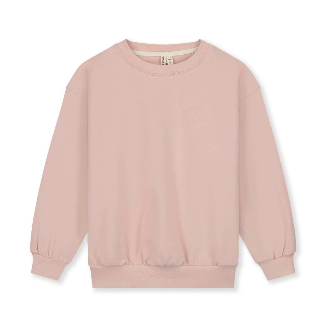 GRAY LABEL Mikina GOTS - Faded Pink Velikost: 11-12y