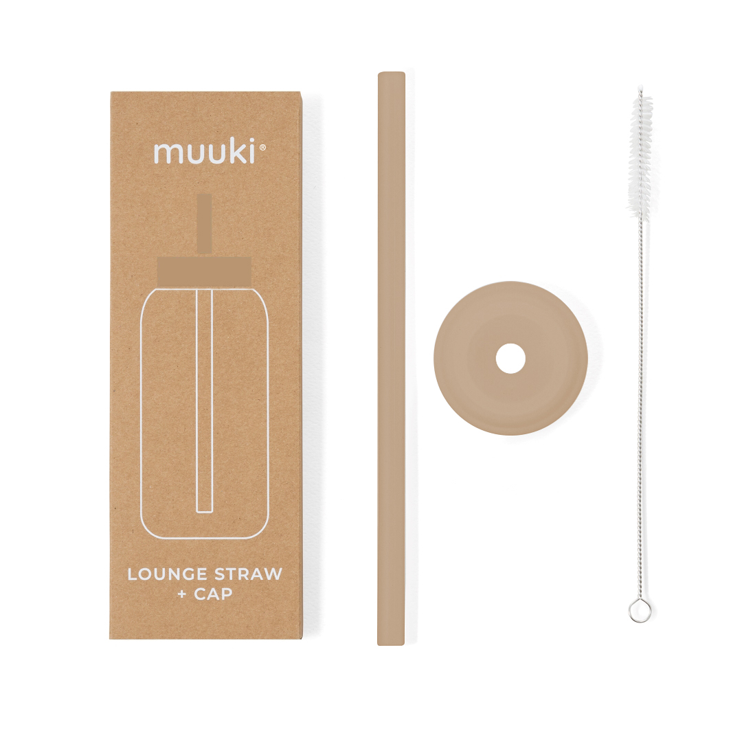 Muuki Lounge brčko a víčko pro milk coffee