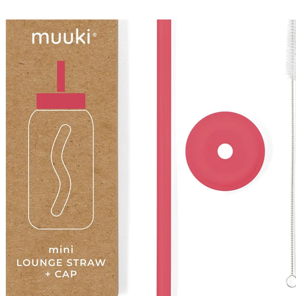 MUUKI Mini Lounge brčko s víčkem Vodní meloun