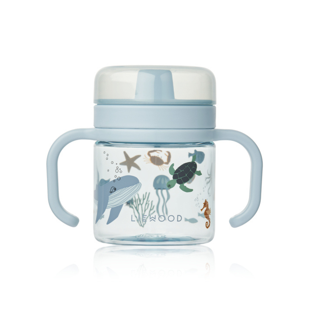 LIEWOOD Tritanový hrneček Kylo - Sea creature / Sandy 280ml