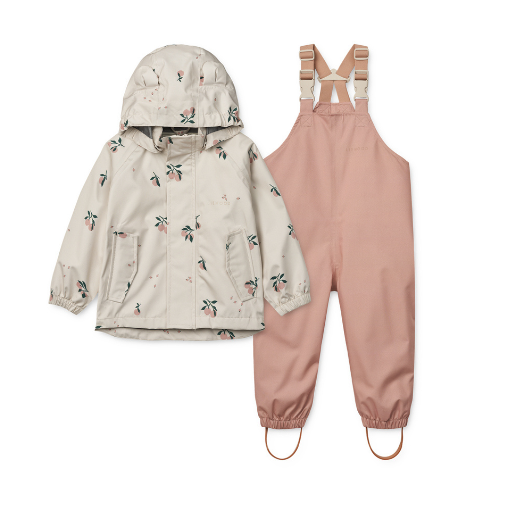 LIEWOOD Set do deště - Peach / Sea shell Velikost: 92