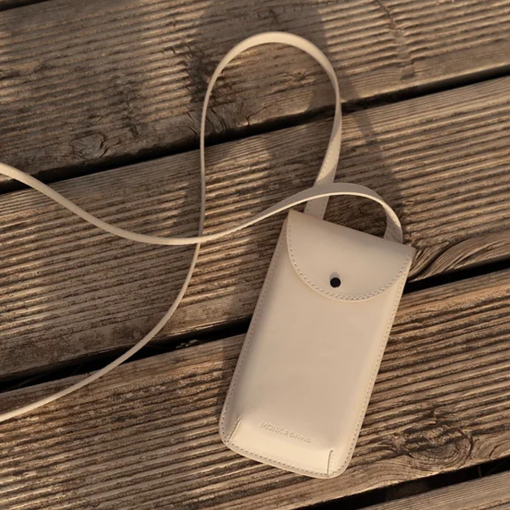 MONK & ANNA Taštička na mobil - stone