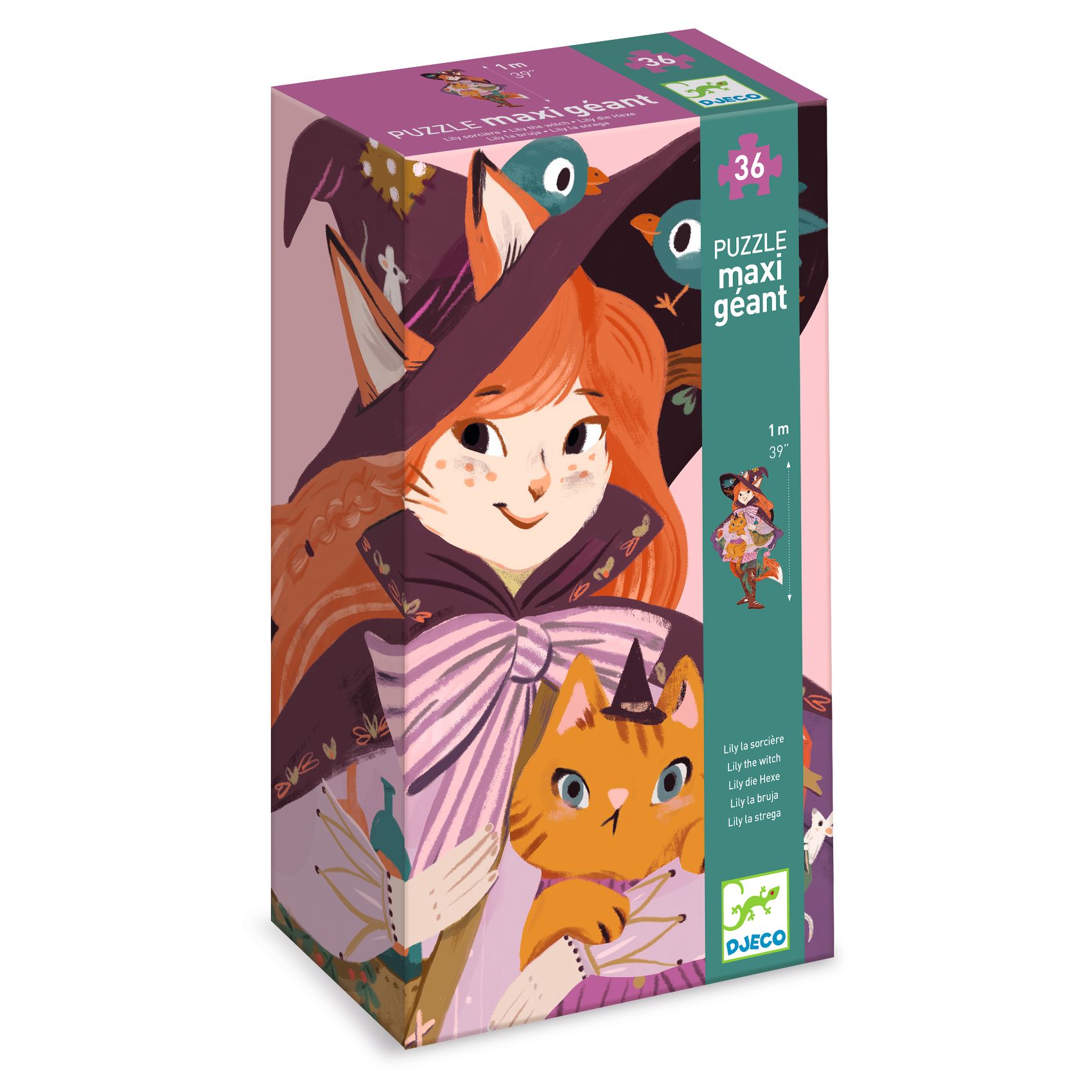 DJECO Gigant puzzle Čarodějka Lily