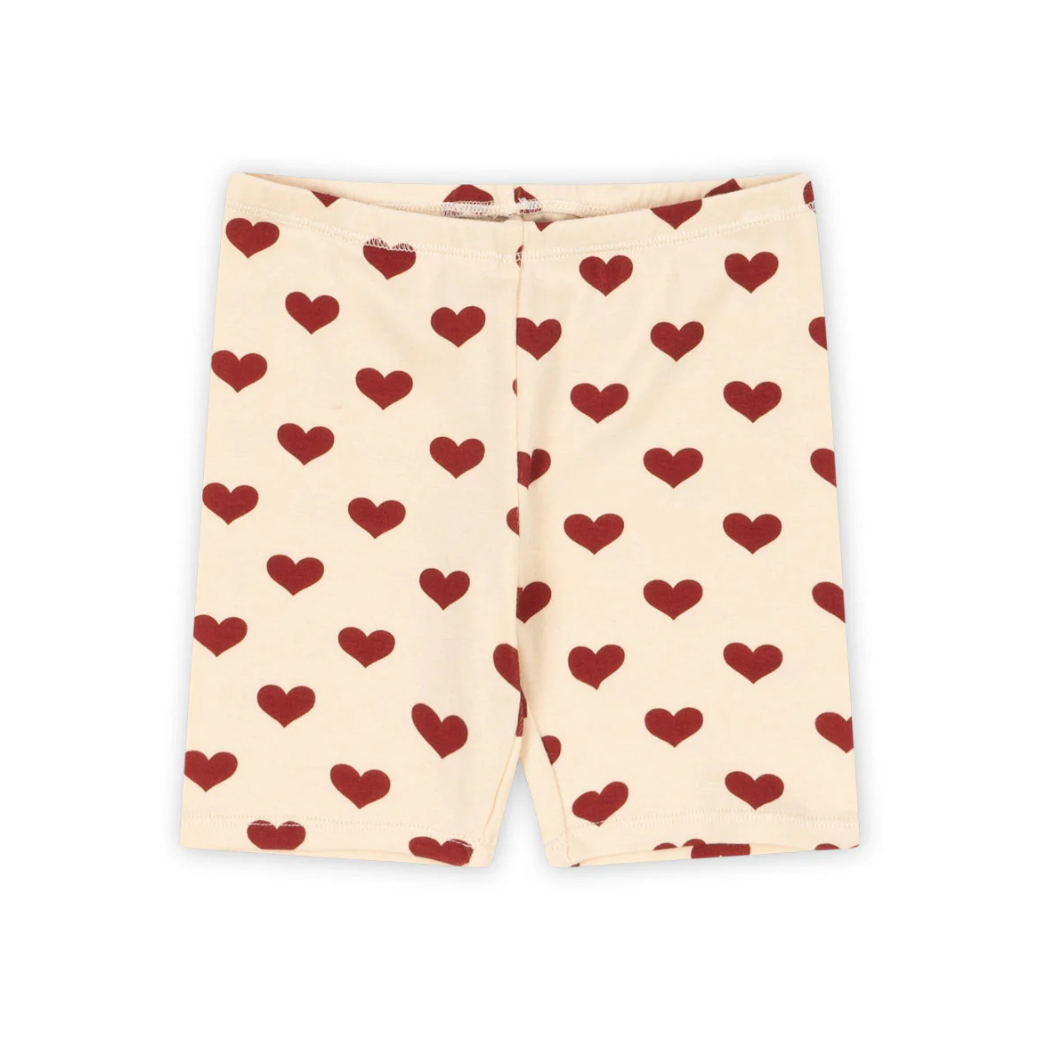 KONGES SLOJD Šortkové legíny CLASSIC - AMOUR ROUGE Velikost: 2y